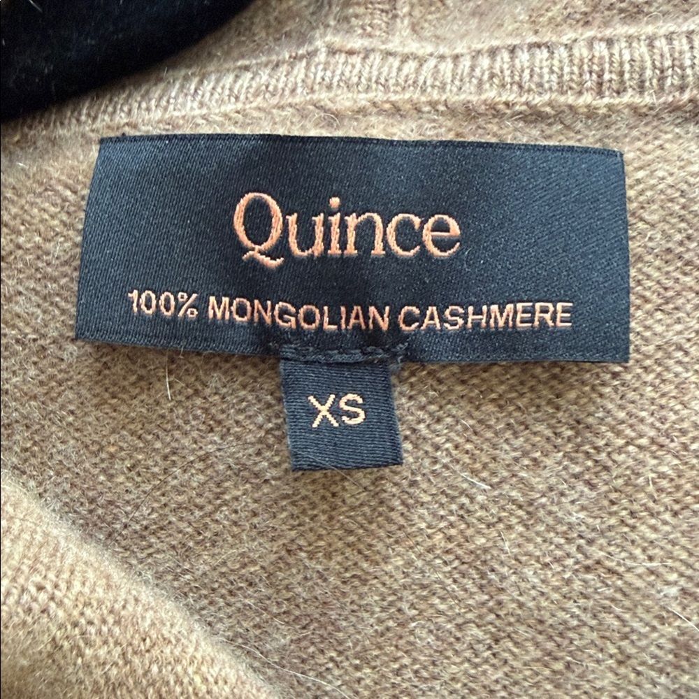 Quince Mongolian Cashmere Fullzip Hoodie XS NWOT - Picture 11 of 12